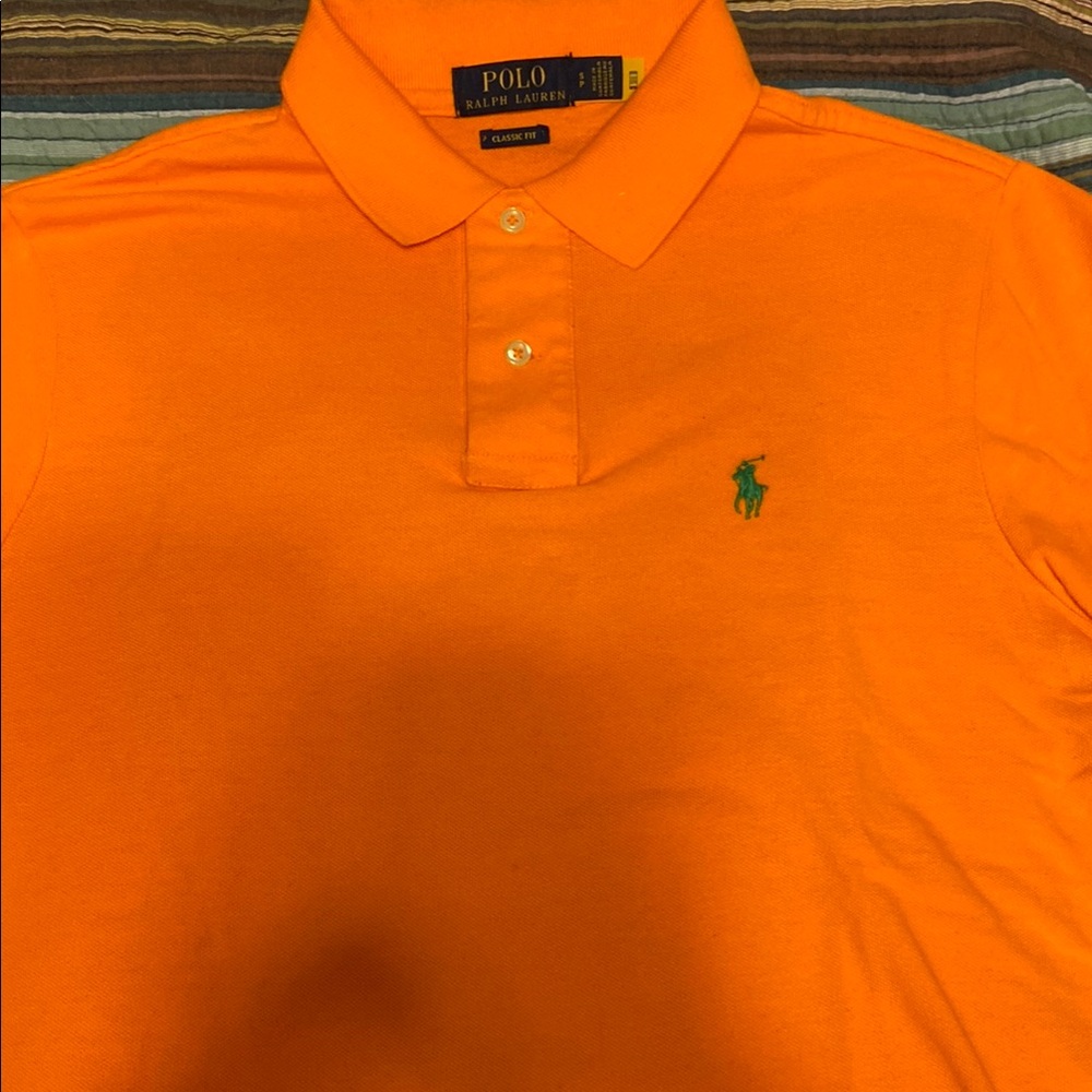 Ralph Lauren Orange Polo Shirt